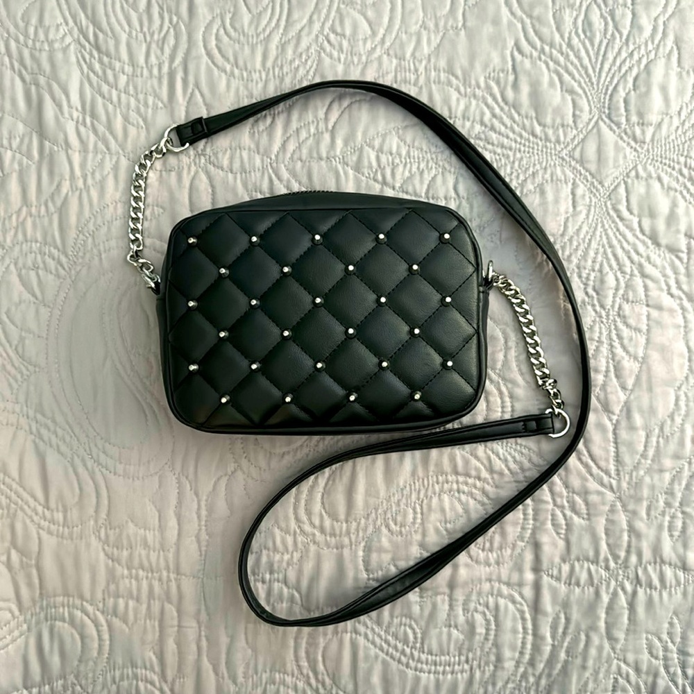 Rebecca Minkoff Vegan Leather Quilt/Studded Crossbody